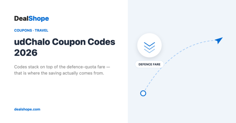 udChalo Coupon Codes India 2026: Defence Flight Booking Offers & Discounts